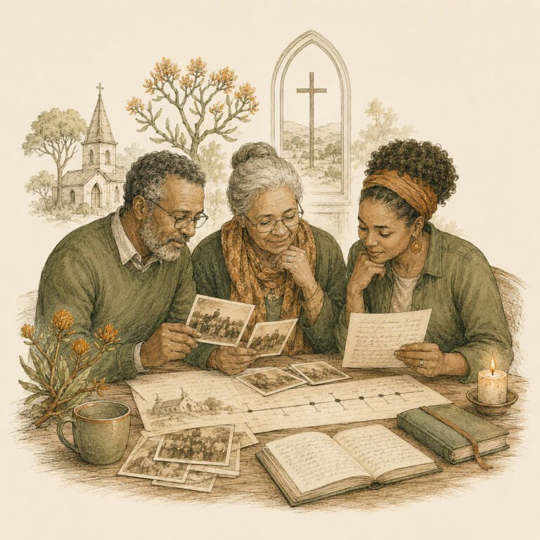 Talking Through History with old photographs, church records and congregational memory for renewal in Namibia